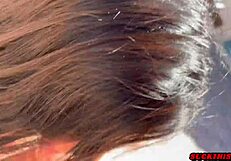 Hot 19-Year-Old Sucks Cock in Backyard