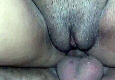 Novinha loves it when I cum on her tight ass