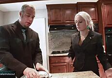 sexy blonde licked and fucked hard