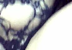 Fuck my girlfriend's ass plug in lingerie