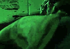 Claire redfield shows off her athletic topless fitness routine