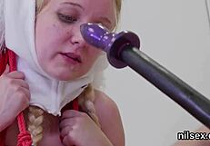 peculiar sweetie brought to butt hole asylum for extreme anal therapy.