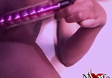 Delicious Vivi indulges in intense solo anal and assfucking pleasure with masturbation