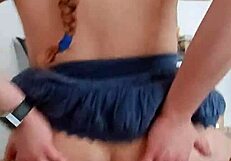 me encanta que me metan la verga bajo la falda y me haga darme sentones hasta que me duele amateur linda y sumisa