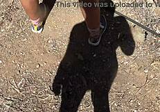 Perverted Hairy Amateur MILF Pissing and FUCKING Outdoor with a Stranger