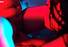 Wet Foot Fetish Threesome with Lesbians in Pool Orgy