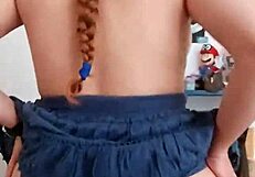 me encanta que me metan la verga bajo la falda y me haga darme sentones hasta que me duele amateur linda y sumisa