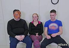 peculiar sweetie brought to butt hole asylum for extreme anal therapy.