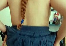 me encanta que me metan la verga bajo la falda y me haga darme sentones hasta que me duele amateur linda y sumisa