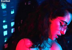 Wet Foot Fetish Threesome with Lesbians in Pool Orgy