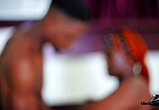 Hotel guest orders food but gets a massive big black cock instead