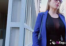 eager left her job for porn, now she's sucking in lingerie - win for us all