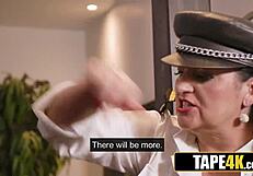 The Naughty Bbw Neighbor In Leather Relives Her Wild Days