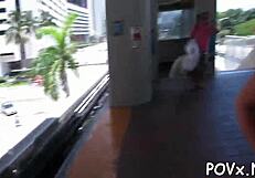 Teen Cutie Sucks Cock in POV Contest