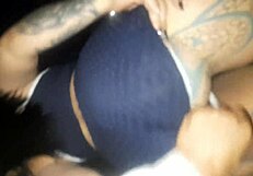 I touch myself on the street and hang out with my friend then head home