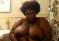 indiana woman goddess indulges in self-pleasure with her big tits and bbw body