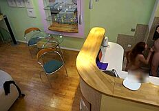 why does sweet candy red take her father in law's old cock in the kitchen