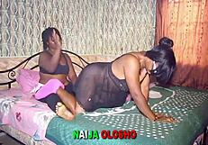 Naija Olosho - I experiment her pussy with huge cucumber now!