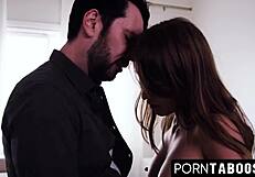 Naughty Paige Owens choked and drilled hard in doggystyle