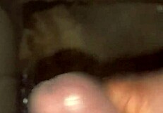 Guy with big cock slowly masturbates suggestively