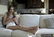 intense milf pussy licking lesbian stepdaughter.