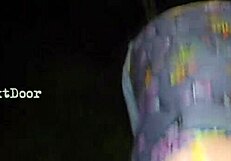 Sucking Big Black Cock In Parking Lot Fuck