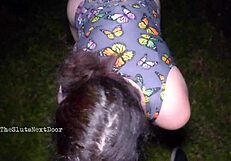 Sucking Big Black Cock In Parking Lot Fuck