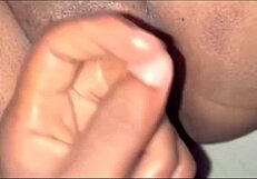 sexy black sailor girl hotwife sucks and swallows every drop of cum in couple blowjob