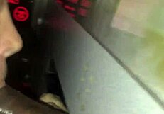 Thickdickbandit gets sucked and swallowed by bbw at interracial gloryhole