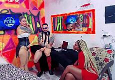 Brazilian Nicoly Carioca With Giant Ass And Pussy Piercing Gets Fucked