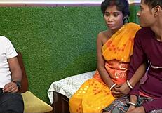 देसी मासूम बीवी हसबैंड से शेयर होकर रफ रैंच क्रीमपाई