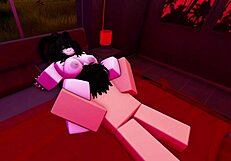 Little Slut Begs for Merciless Fucking on Roblox