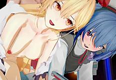 Damn, Girls Frontline 2 hentai with Groza and Colphne in wild 3D action! Check this cartoon sex now!