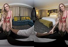 vr fun with big black cock inside petite 18+ rory knox in stockings