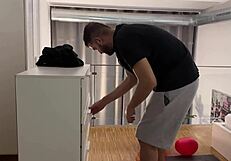 my roommate caught me with my doll and joined for a wild fuck