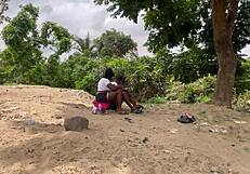 Forest Fuck with My Friend Screaming Loud from Intense Outdoor Action