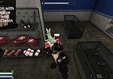 Found this precious girl and had fun in roblox criminality condo