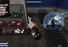 Found this precious girl and had fun in roblox criminality condo