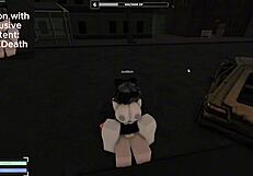 Found this precious girl and had fun in roblox criminality condo