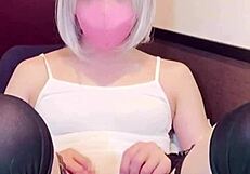 is this cute ladyboy masturbating live for you?