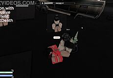 Found this precious girl and had fun in roblox criminality condo