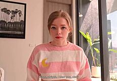 Skinny Babe Deepthroats Big Cock In Close-Up Homemade