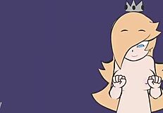 Princess Rosalina bent over in doggystyle, her pussy fucked by a big cock until orgasm and cum. Her big ass bouncing in the action.