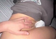 Tiny Asian Teen Smiles While Cumming on Fat Dick