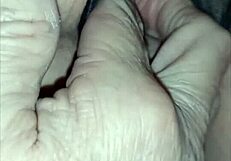 Whoa, 59yo Tennessee slutwife dildo fucked on sawhorse closeup!