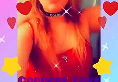 Submissive slut obeys goddess milf mistress in teasing BDSM session with music.