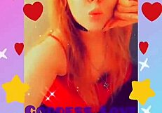 Submissive slut obeys goddess milf mistress in teasing BDSM session with music.