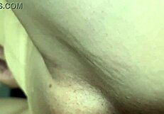 in this homemade threesome, two horny girls share a small 18+ cock with blowjobs