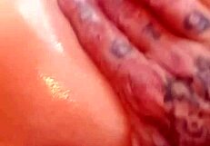 teasing with my ass, he rips leggings and fucks me hard