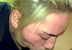 i sloppily sucked his cock with lots of spit up close, but i accidently drooled too much